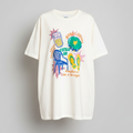 Camisa Brasil Feminina tipo Camisão Branca Estilo BR Brasileiragem — Oversized